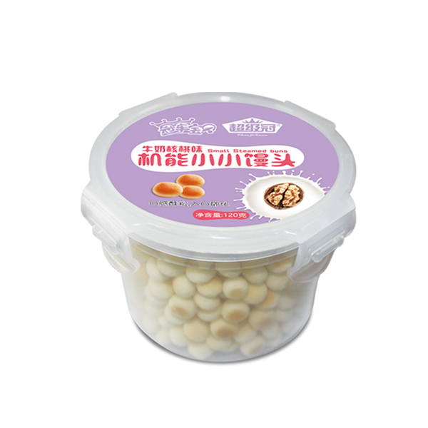 超級冠牛奶核桃味機(jī)能小小饅頭(樂扣)