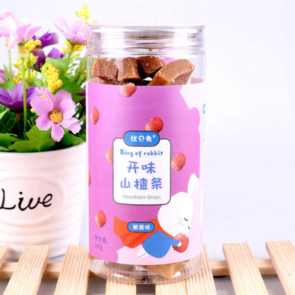 優(yōu)貝兔開(kāi)味山楂條-草莓味