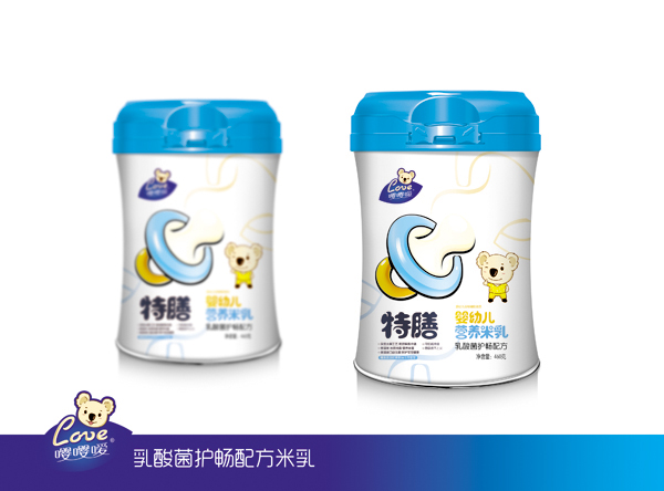嚶嚶噯特膳嬰幼兒米乳乳酸菌護(hù)暢配方桶裝