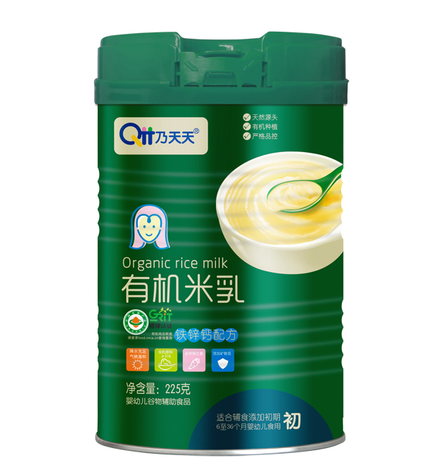 乃天天有機米乳 鐵鋅鈣配方