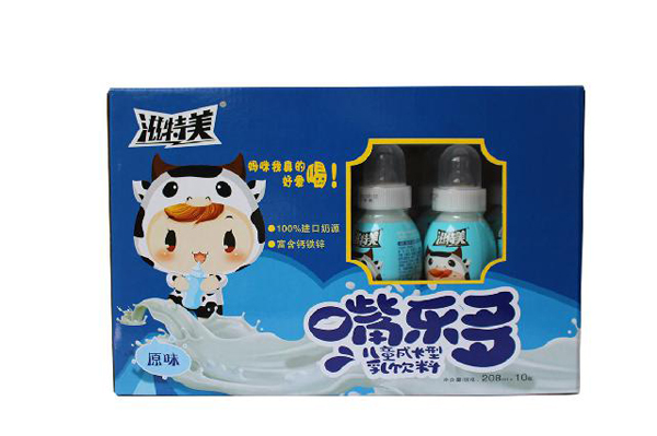 滋特美嘴樂多兒童成長(zhǎng)型乳飲料 10瓶箱裝 啦藍(lán)色