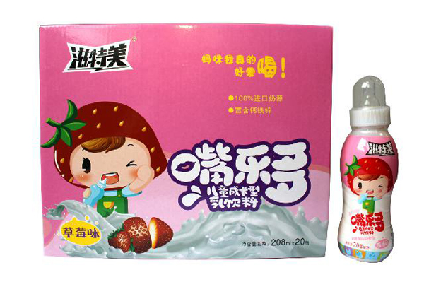 滋特美嘴樂多兒童成長(zhǎng)型乳飲料 草莓味