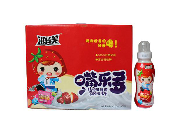 滋特美嘴樂多兒童成長(zhǎng)型乳飲料 紅色箱裝