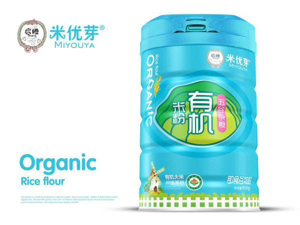 米優(yōu)芽有機(jī)米粉-五谷雜糧聽裝