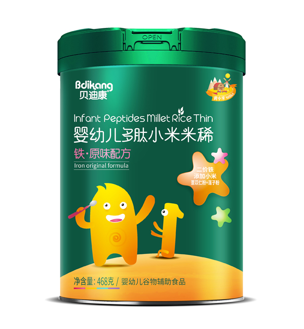 貝迪康多肽小米米稀 鐵原味配方 聽裝