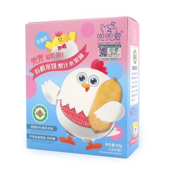 兜兜愛(ài)有機(jī)米餅 梨汁水果味