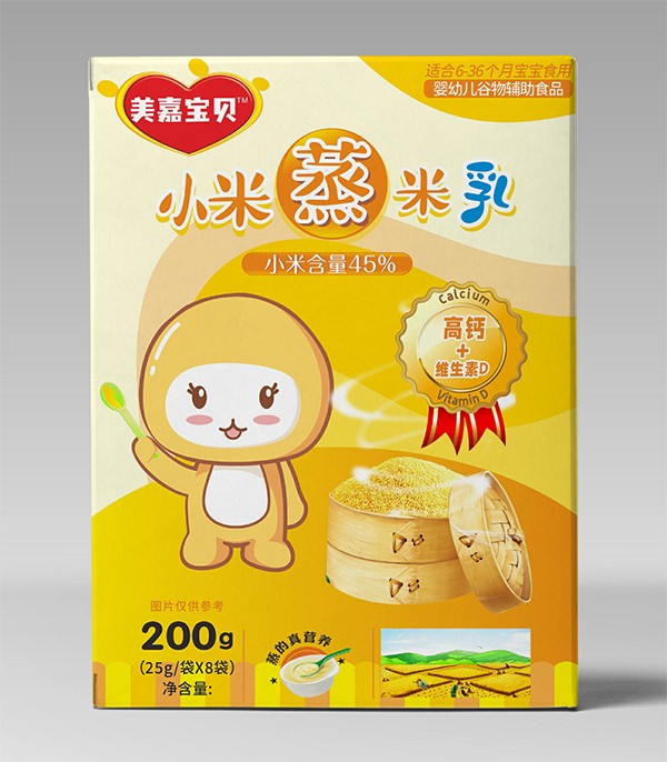 美嘉寶貝小米蒸米乳 高鈣+維生素D