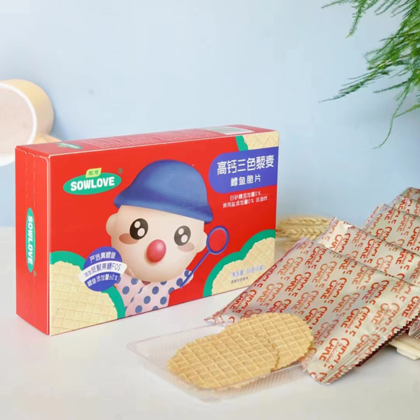 甄育高鈣三色藜麥鱈魚脆片