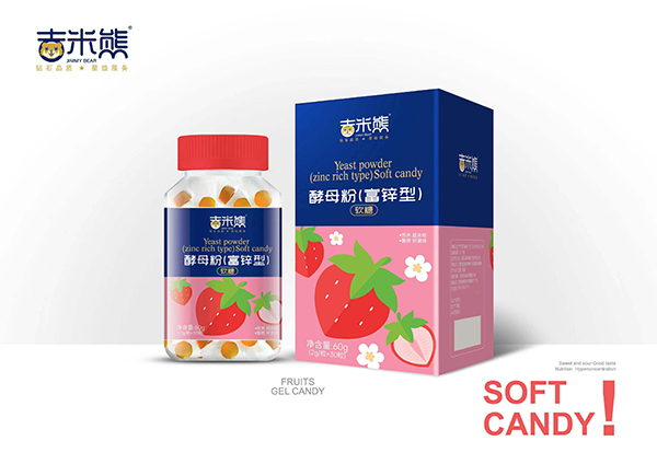 吉米熊酵母粉(富鋅型)軟糖