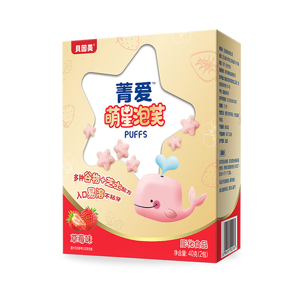 貝因美菁愛(ài)萌星泡芙草莓味40克.jpg 貝因美菁愛(ài)萌星泡芙草莓味40克.jpg