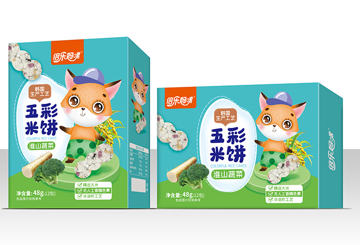 倍樂媽咪五彩米餅-淮山蔬菜味