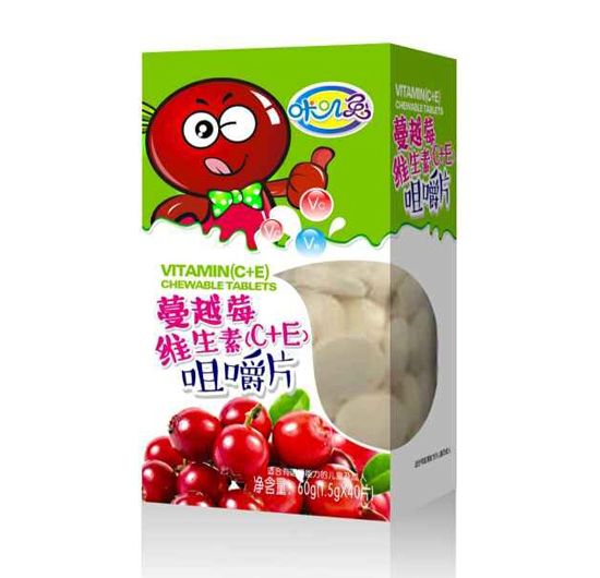 咔嘰兔咀嚼片 蔓越莓維生素(C+E)