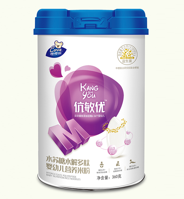 嚶嚶噯伉敏優(yōu)水蘇糖水解多肽營養(yǎng)米粉 聽裝