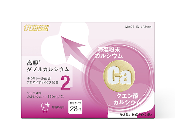 優(yōu)你鈣海藻粉柑橘味固體飲料淘淘系列(無糖型)