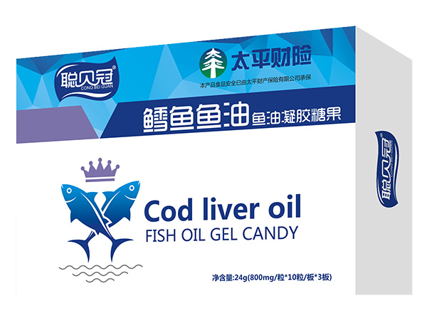 聰貝冠鱈魚魚油凝膠糖果盒裝