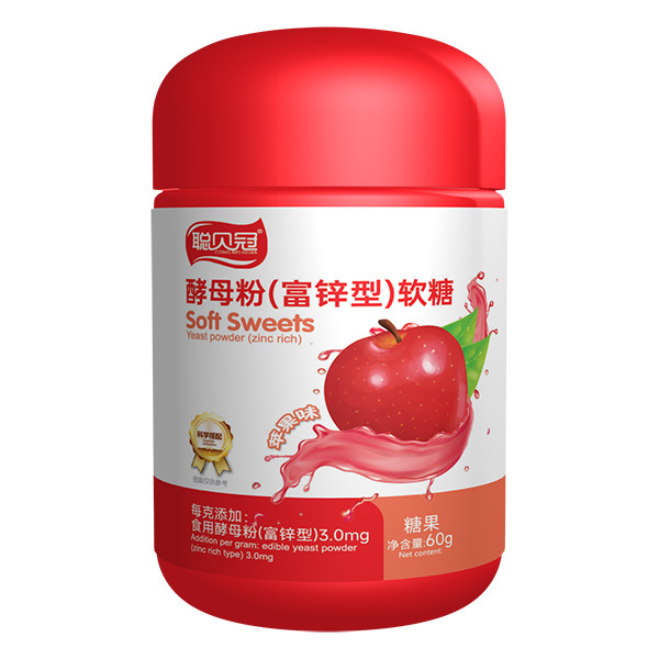 聰貝冠酵母粉(富鋅型)軟糖