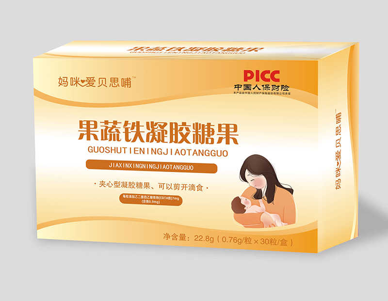 媽咪愛貝思哺果蔬鐵凝膠糖果