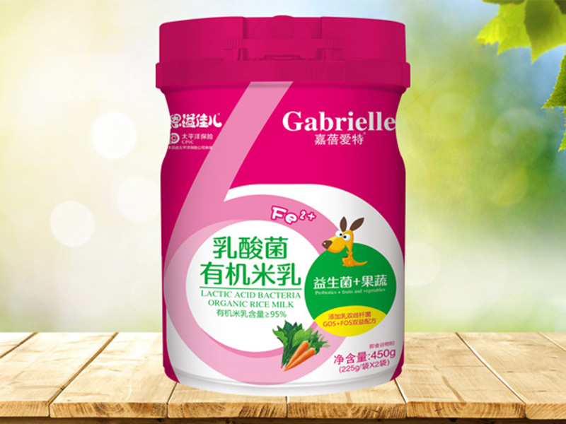 嘉蓓愛特恩溢佳兒乳酸菌有機米乳 益生菌+果蔬