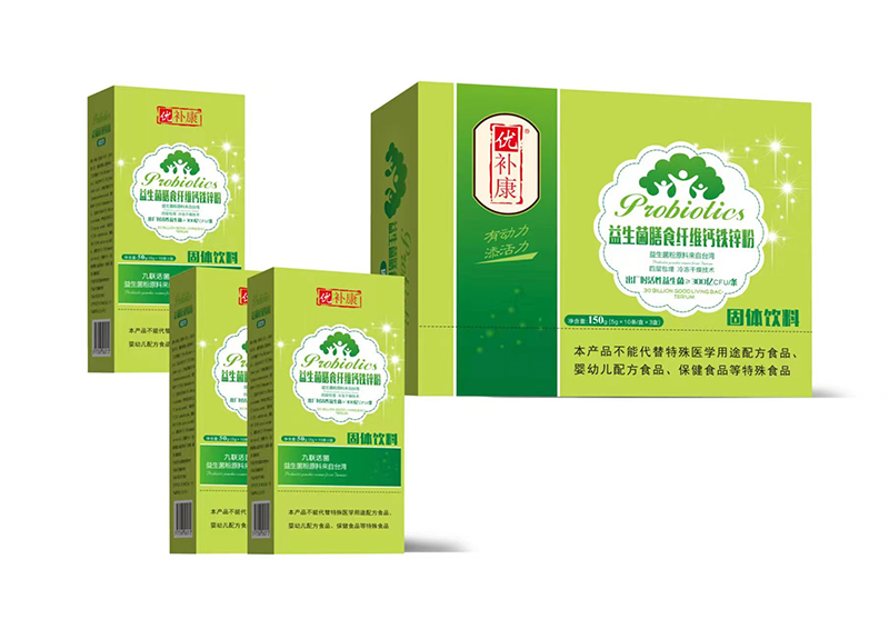 優(yōu)補康益生菌膳食纖維鈣鐵鋅粉