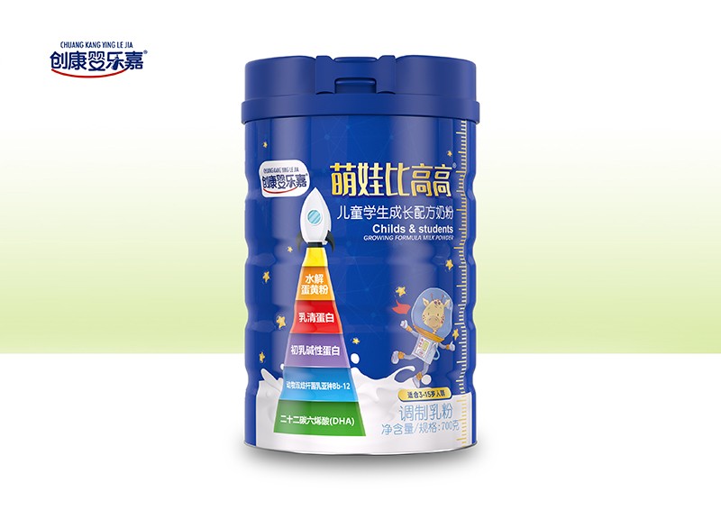創(chuàng)康嬰樂(lè)嘉萌娃比高高兒童學(xué)生成長(zhǎng)配方奶粉