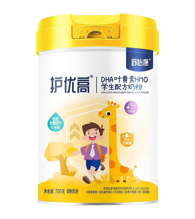 舒怡康護優(yōu)高DHA葉黃素HMO學生配方奶粉