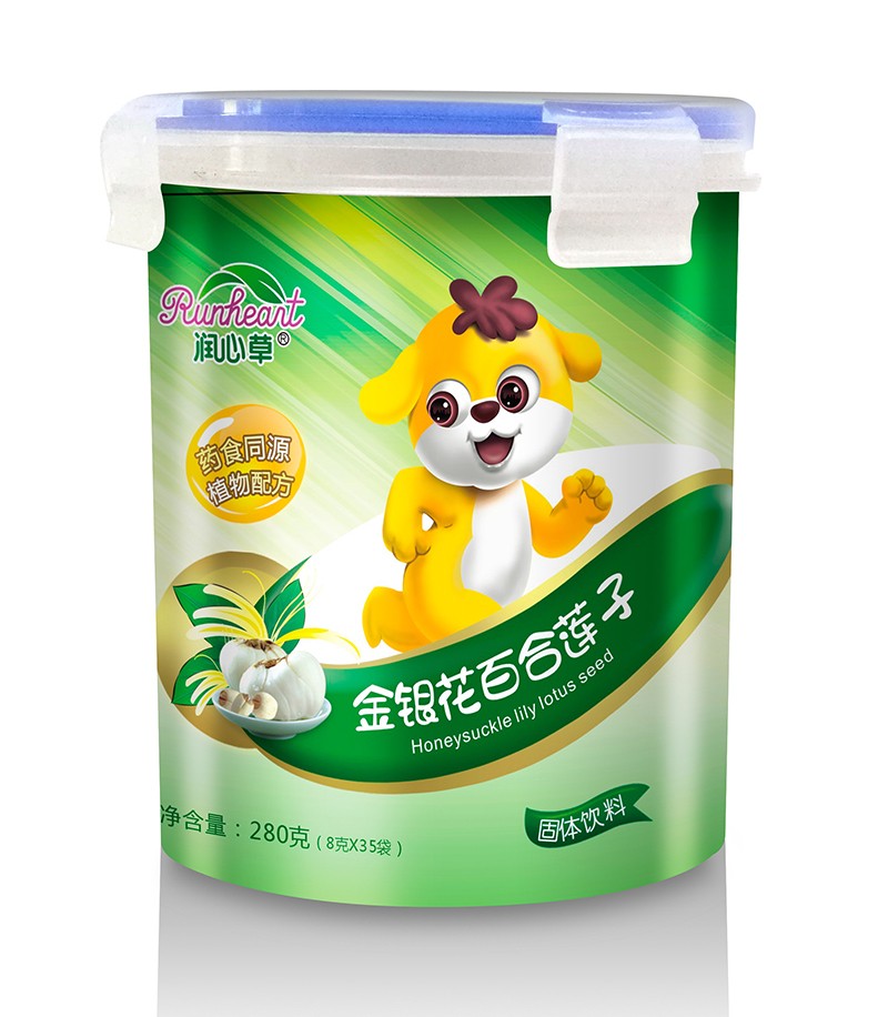 潤心草金銀花百合蓮子固體飲料240克