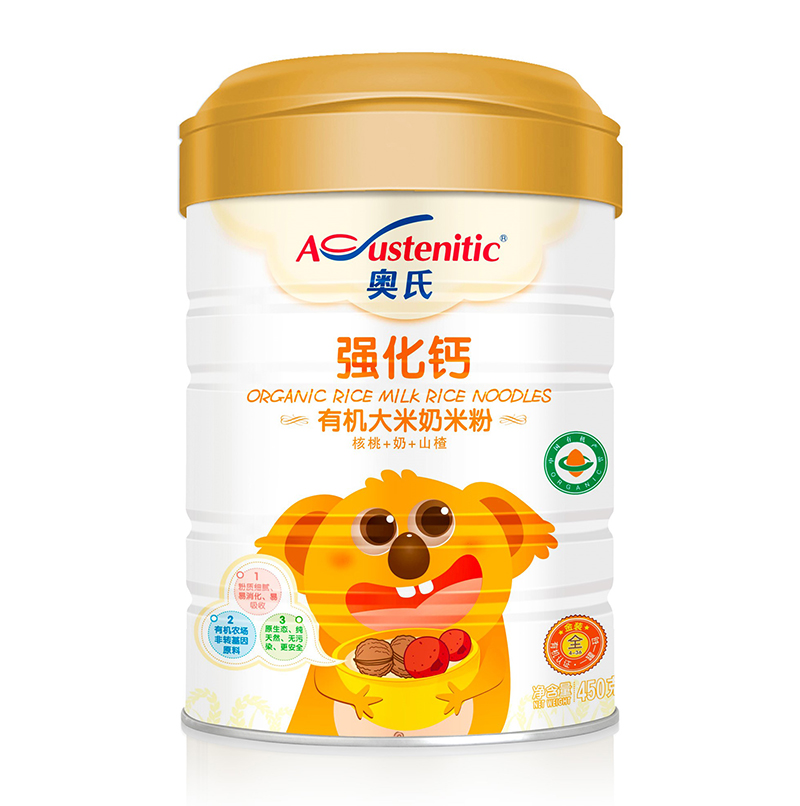 奧氏強化鈣有機大米奶米粉 450克