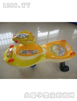 尼爾樂(lè)黃色兒童扭扭車(chē)