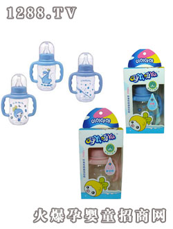咿咿呀呀標(biāo)準有柄圓弧奶瓶150ml