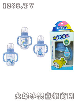 咿咿呀呀標(biāo)準有柄圓弧自動奶瓶150ml