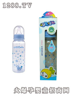 咿咿呀呀標(biāo)準直身奶瓶250ml