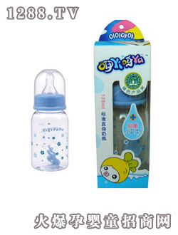 咿咿呀呀標(biāo)準直身奶瓶125ml