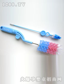 皇家寶貝360°旋轉矽膠奶瓶刷