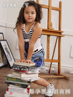 托尼艾米女童無(wú)袖夏裝