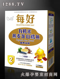 每好2段有機(jī)米燕麥淮山鱈魚營養(yǎng)米粉