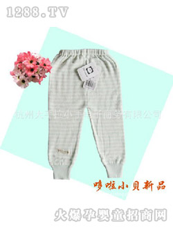 哆啦小貝嬰兒?jiǎn)螚l褲