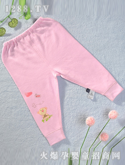 迪迪牌歡樂熊紅色嬰兒褲