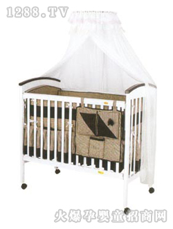 愛(ài)嬰寶yinge木床MC170褐色