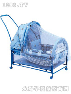 愛(ài)嬰寶鐵童床9273藍(lán)
