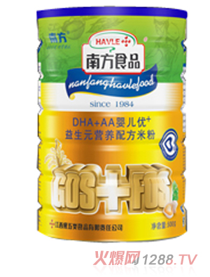 南方DHA+AA嬰兒優(yōu)+益生元營養(yǎng)配方米粉