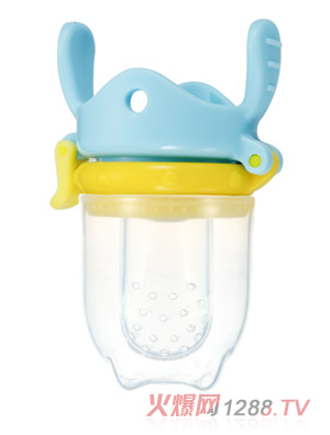 親親我嬰兒帶蓋藍色咬咬樂