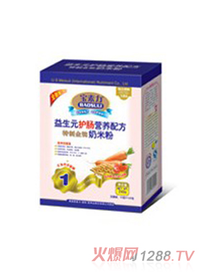 寶素力特制金裝益生元護腸奶米粉