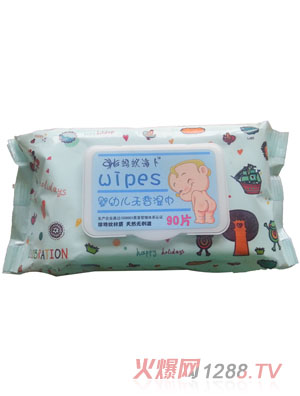 螞蟻海卜嬰幼兒無(wú)香濕巾90片