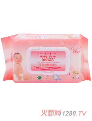 施爾潔嬰兒護膚柔濕巾80抽帶蓋