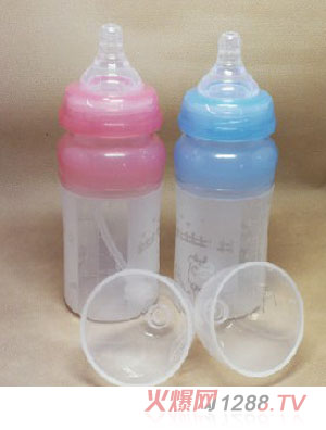 yinge直身硅膠奶瓶210ML