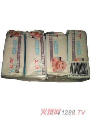 幼柔洋甘菊濕巾4袋裝