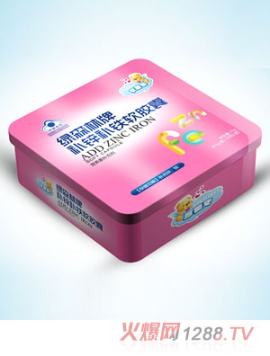 安蓓聰補鋅補鐵軟膠囊3板鐵盒