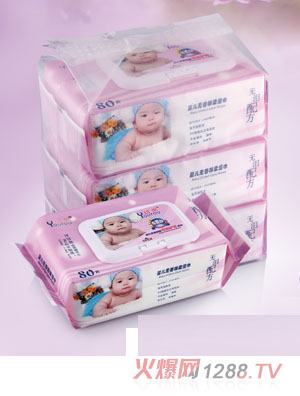 幼柔無(wú)淚配方嬰兒護(hù)臀濕巾