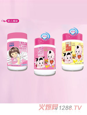 纖雨度嬰兒濕巾桶裝