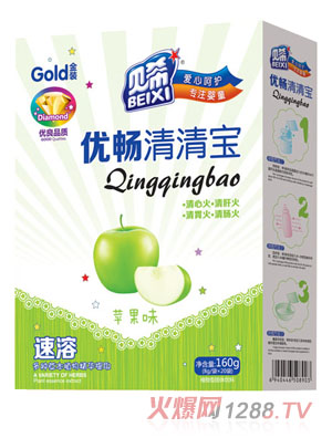 貝希優(yōu)暢(蘋(píng)果味)速溶清清寶盒裝